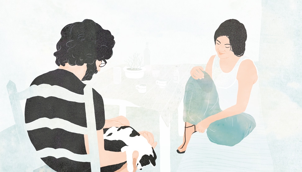 yasmine gateau, XXI, illustration, editorial illustration, little land, ikaria