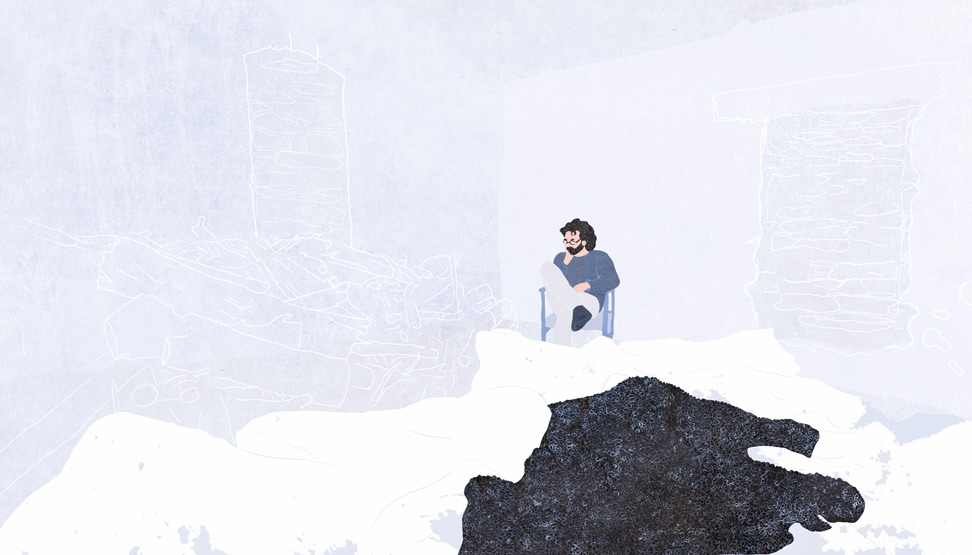 yasmine gateau, XXI, illustration, editorial illustration, little land, ikaria