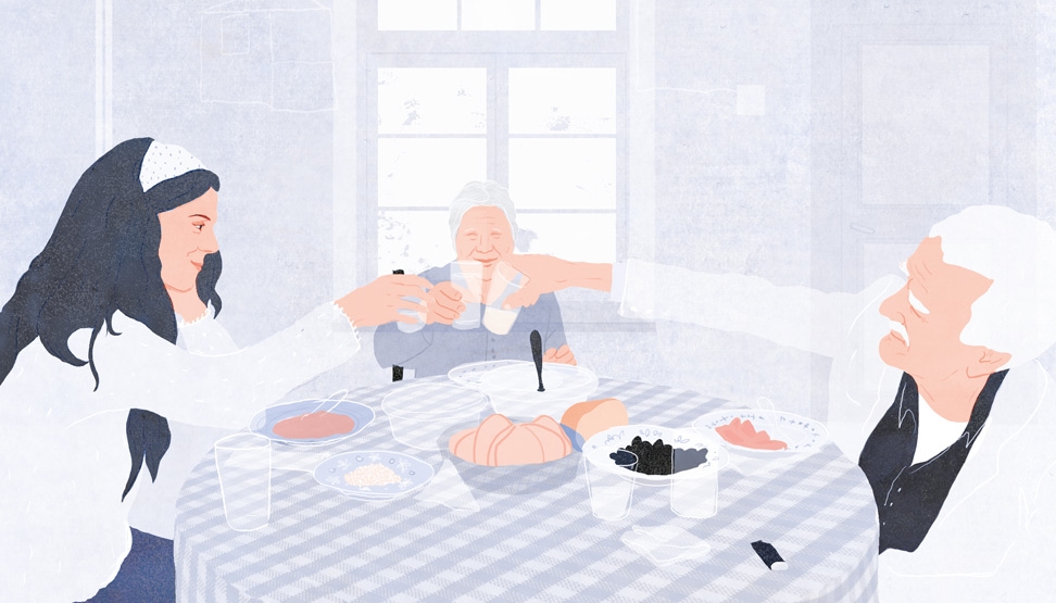 yasmine gateau, XXI, illustration, editorial illustration, little land, ikaria