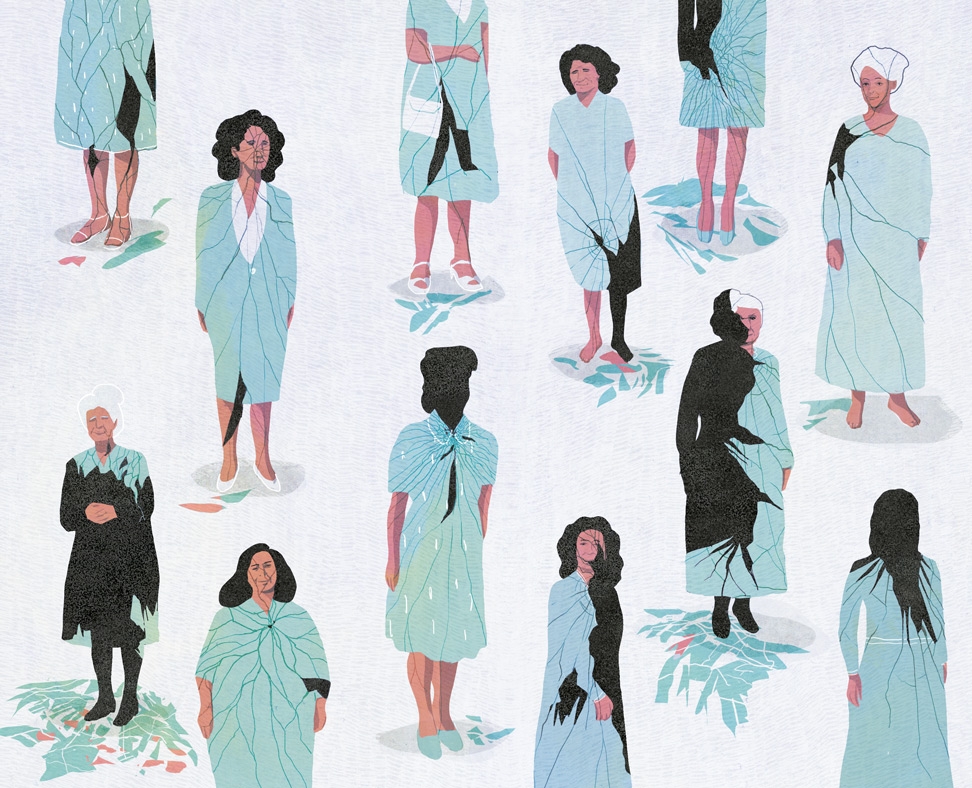 yasmine gateau, illustration, editorial illustration, citrus, femmes criminelles