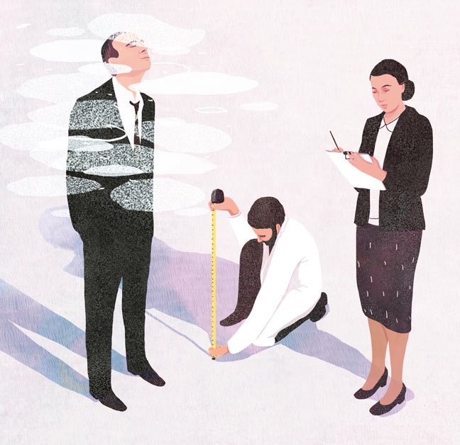 yasmine gateau, illustration, editorial illustration, le monde, le bonheur des citoyens est une boussole