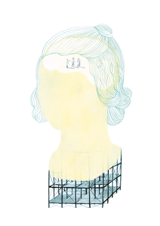 yasmine gateau, illustration, editorial illustration, rosemary kennedy