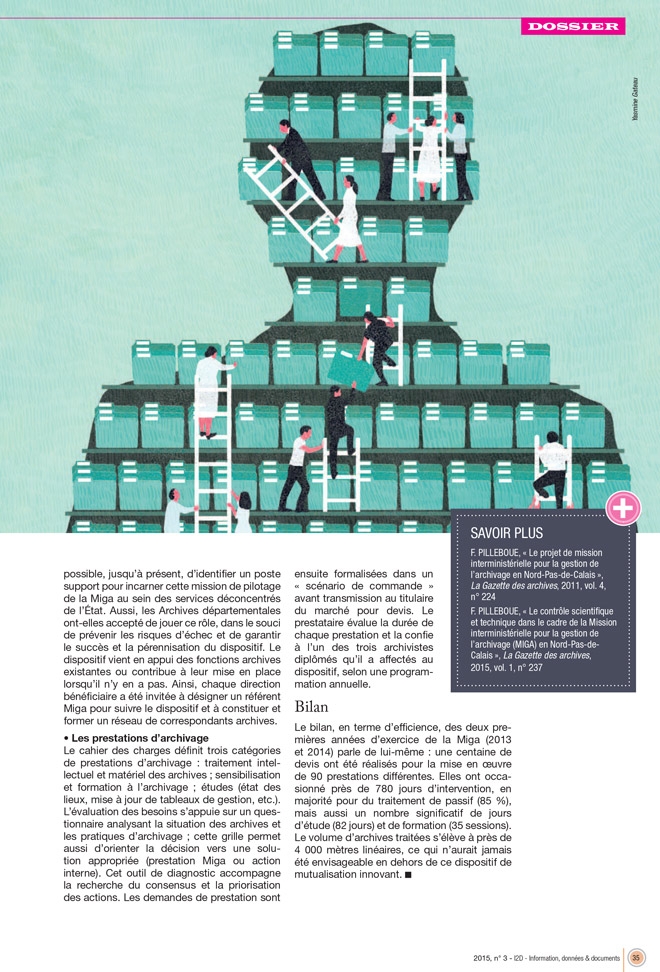 yasmine gateau, illustration, I2D, mutualisations, editorial illustration, dossier, folder