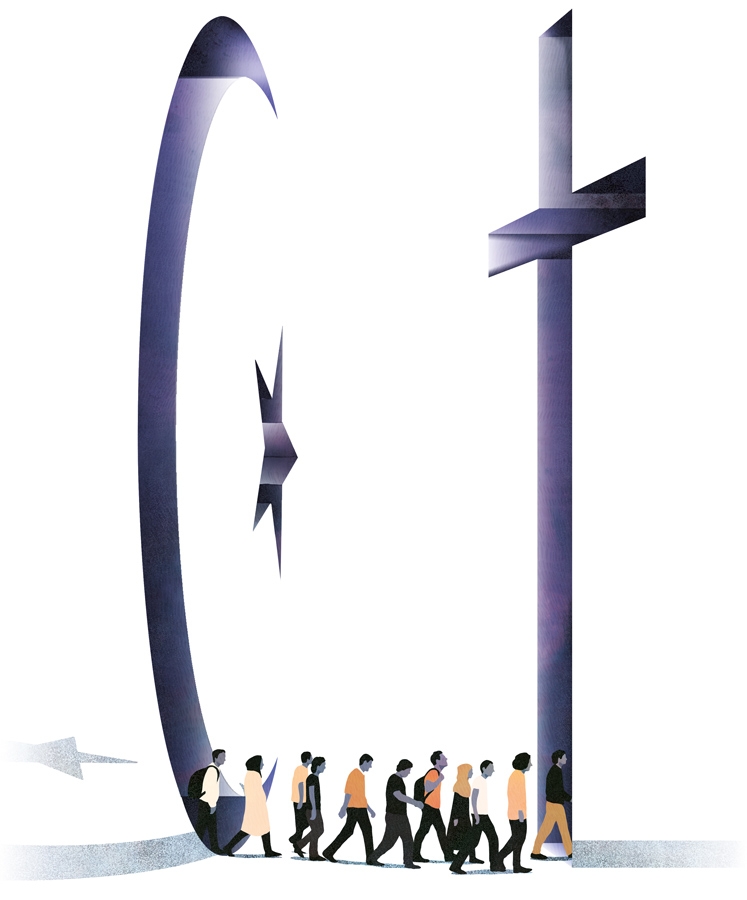 yasmine Gateau, illustration, refugies, allemagne, le monde