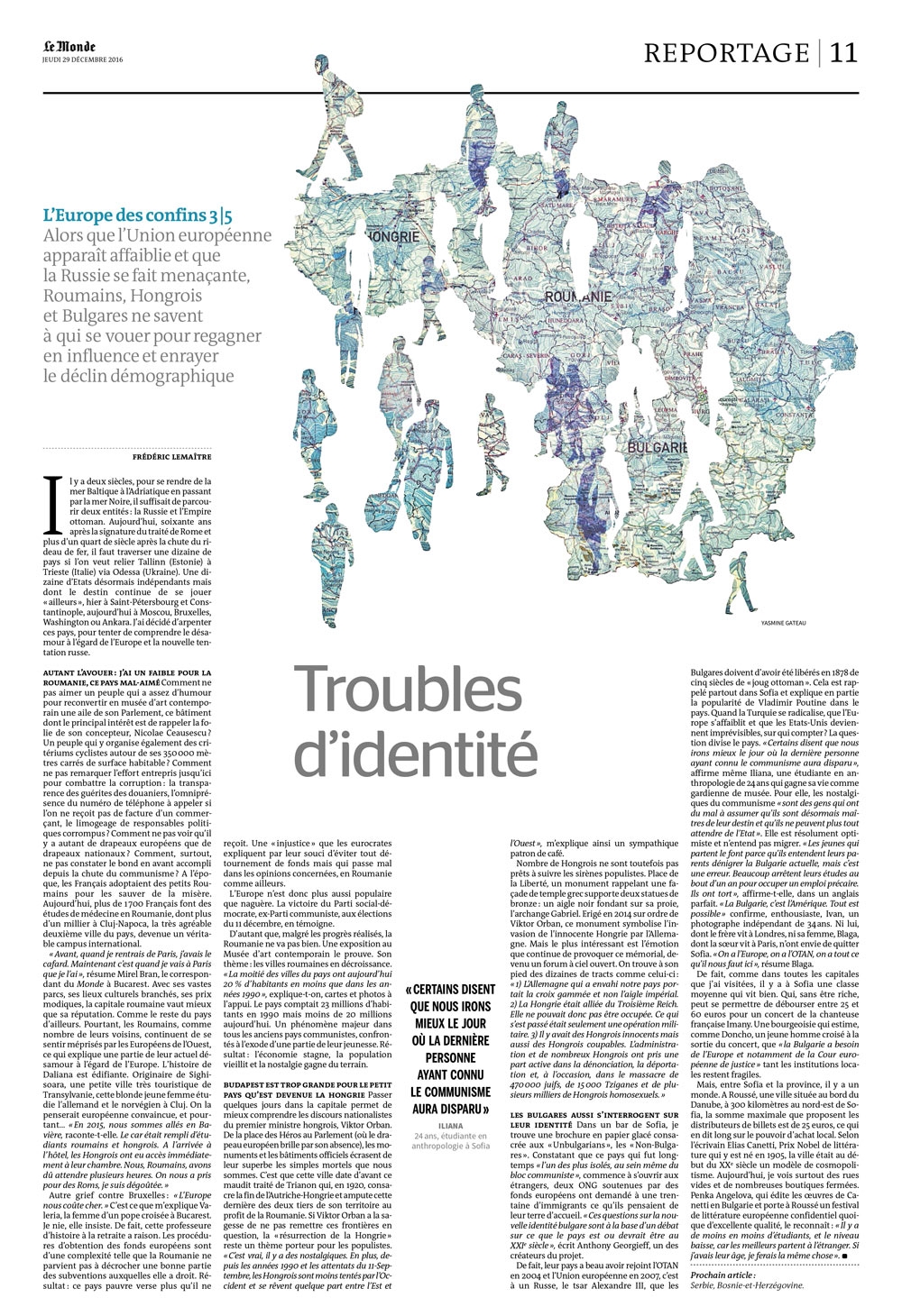 yasmine gateau, illustration, le monde, europe, baltes, cartographie